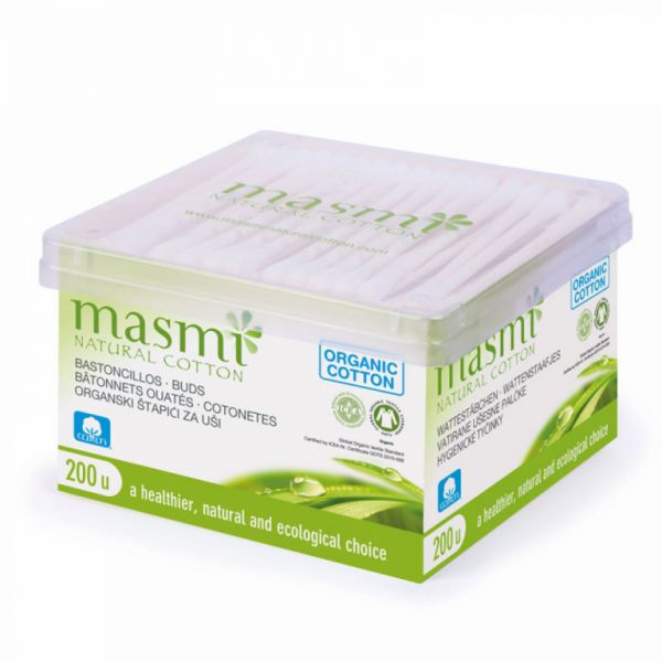 Organic Cotton Swabs and Paper Stick - MASMI