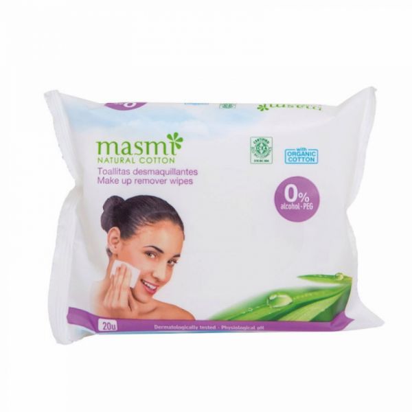 Makeup Remover Wipes 20 Units - MASMI