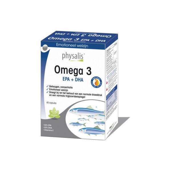 OMEGA 3 EPA + DHA 60 c psules - PHYSALIS