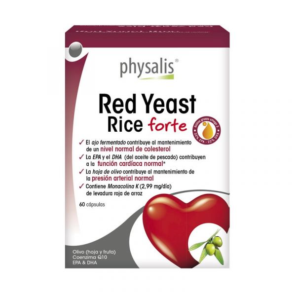 RED YEAST RICE  FORTE 60 Caps ( LEVADURA DE ARROZ)