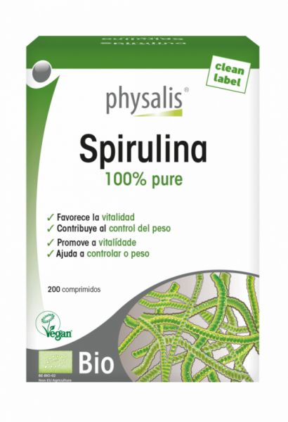 ESPIRULINA 200 COMPRIMIDOS - PHYSALIS