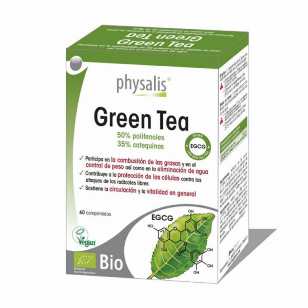 GREEN TEA 60 Comp - PHYSALIS