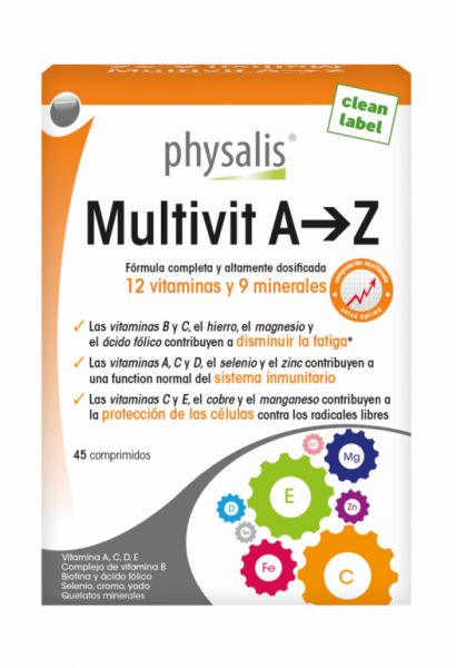 MULTIVIT A -> Z 45 Comp - PHYSALIS