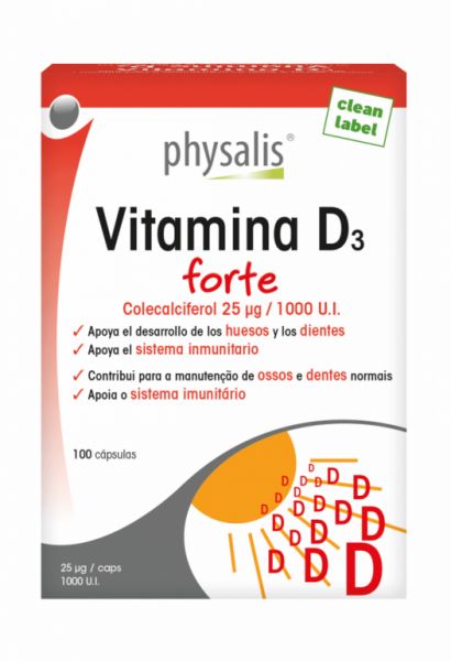 VITAMIN D3 FORTE 100 Kapseln - PHYSALIS