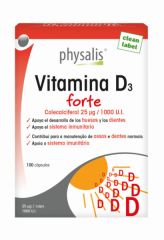 Comprar PHYSALIS VITAMINA D3 FORTE 100 cápsulas Por 9,90€