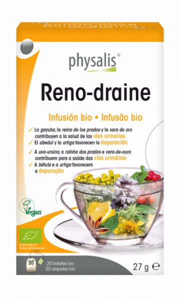 RENO-DRAINE INFUSÃO 20 saquetas - PHYSALIS