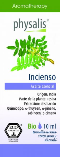 ACEITE ESENCIAL INCIENSO BIO 10 ml - PHYSALIS