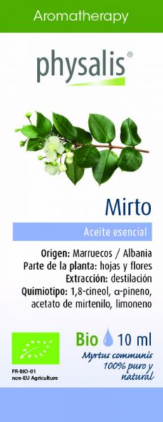 MIRTO 10 ml ORGÂNICO - PHYSALIS