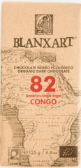 Acheter BLANXART Chocolat noir Congo 82% BIO 125 g Par 4,15€