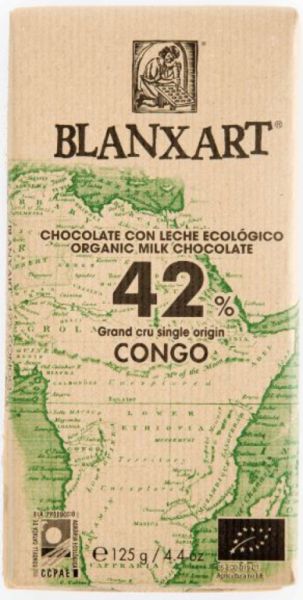 Chocolat Noir Congo 82% Cacao Boite 30 Unités