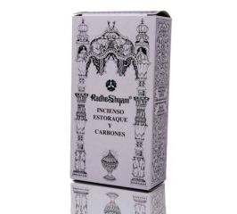 Comprar RADHE INCIENSO ESTORAQUE Y CARBONES RADHE 100 GR Por 10,49€