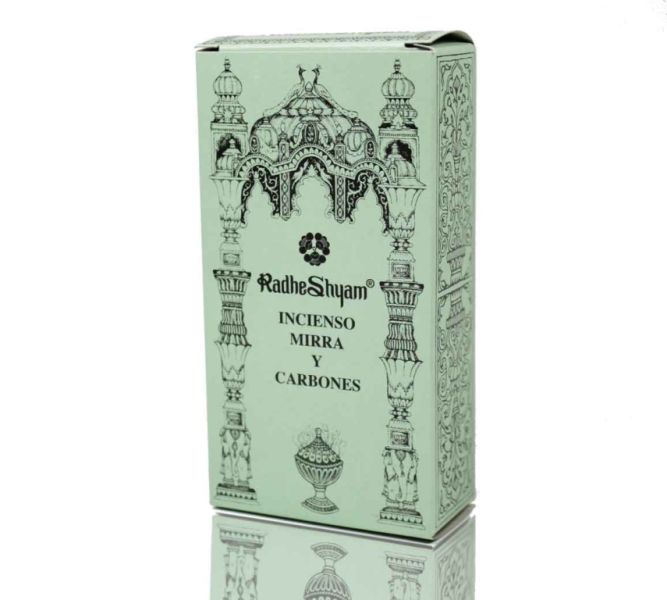 ENCENS MYRRHE ET CHARBON DE RADHE 50 gr - RADHE