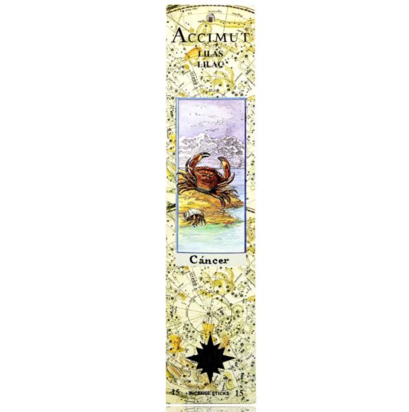 INCIENSO STICK ACCIMUT CANCER LILAS - RADHE