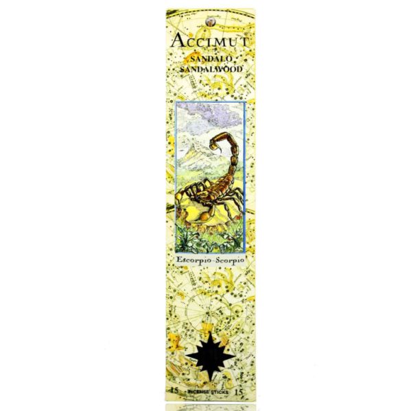 INCENSE STICK ACCIMUT SCORPIO SANDALWOOD - RADHE