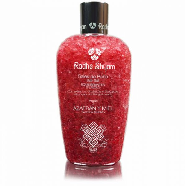 SAFFRON AND HONEY BATH SALTS 330gr - RADHE