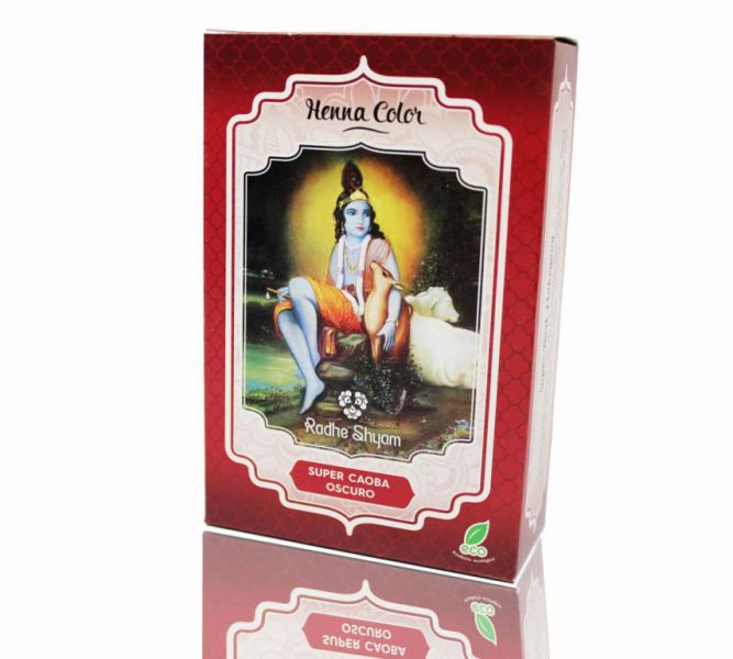 HENNA SUPER DARK MAHOGANY POWDER 100 GR - RADHE