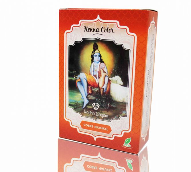 HENNA COBRE NATURAL POLVO RADH 100 GR - RADHE