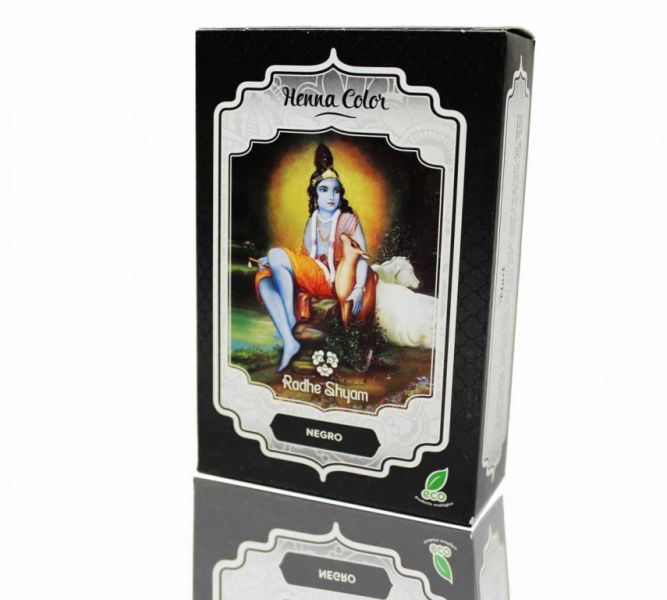 HENNA BLACK POWDER RADHE SHYAM 100 GR - RADHE