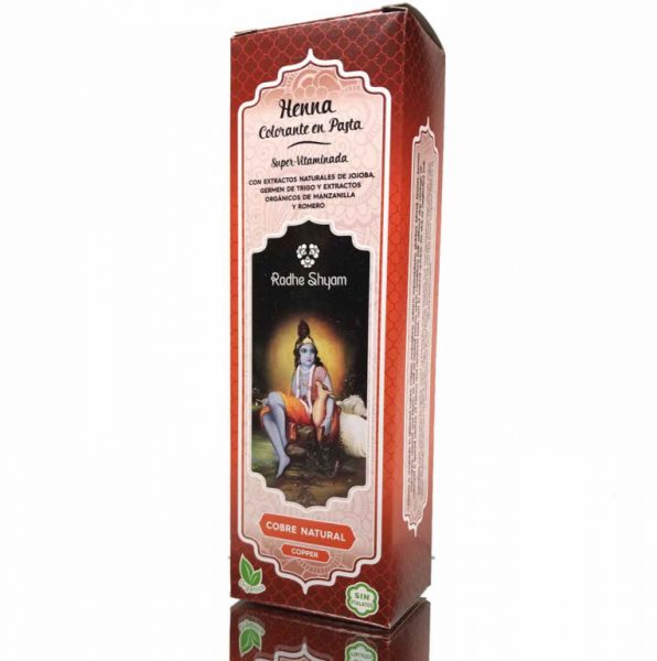 HENNA NATURAL COPPER PASTE RADHE 200 ML - RADHE