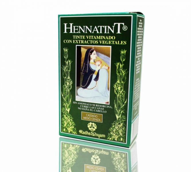 HENNATINT BROWN MÉDIO CINZA RADHE 120 ML - RADHE