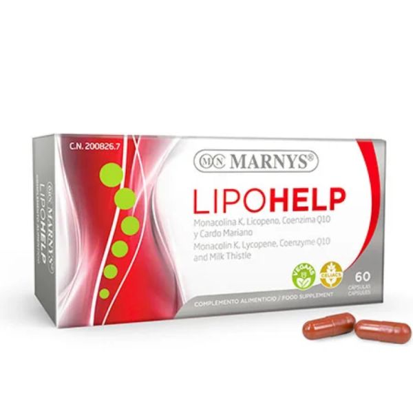 Lipohelp 60 Cápsulas Vegetales - MARNYS