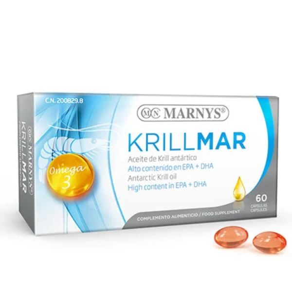 Krillmar Aceite de Krill Antártico 60 Cápsulas