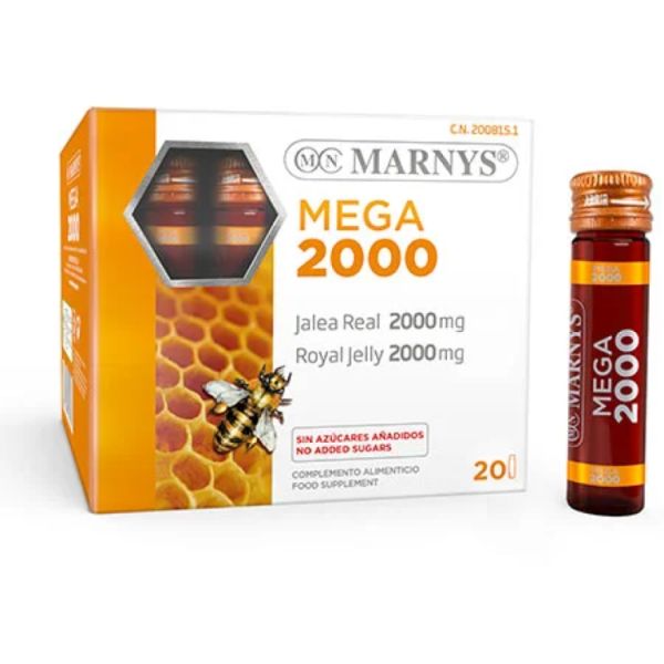 Koninginnengelei Mega 2000 mg 20 injectieflacons