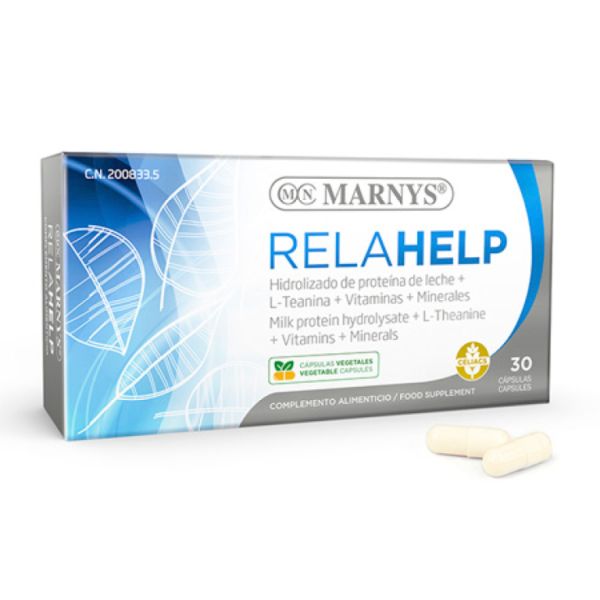 Relahelp 30 cápsulas vegetais - MARNYS