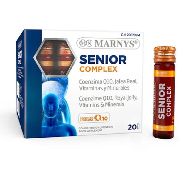 Complexe Senior Q10 20 Ampoules de 10 ml - MARNYS