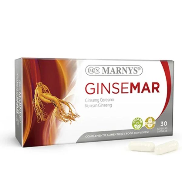 Ginseng Coreà 500 mg 30 Càpsules - MARNYS