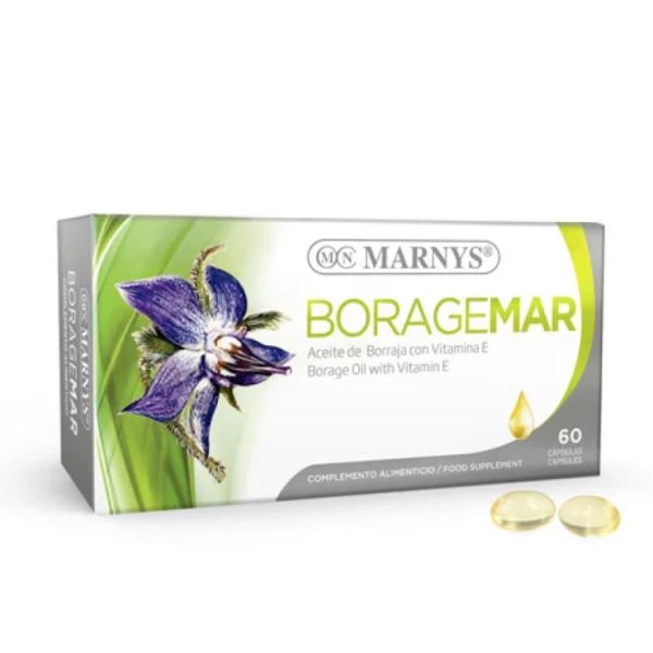 Boragemar Aceite de Borraja 60 Cápsulas - MARNYS