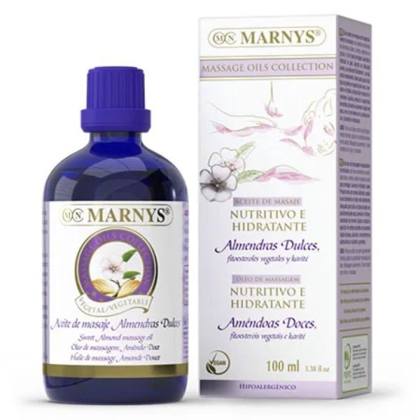 Massage à l'huile d'amande 100 ml - MARNYS