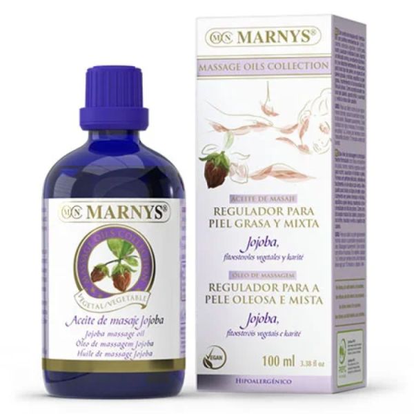 Massaggio all'olio di jojoba 100 ml - MARNYS