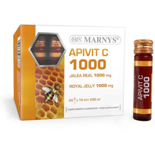 Apivit C 1000 mg 20 Ampolas - MARNYS