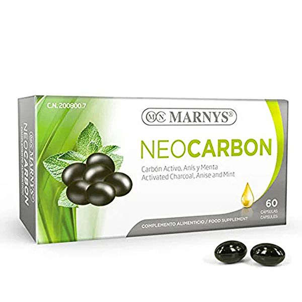 Neo Carbon 60 Cápsulas. Alívio de gases intestinais