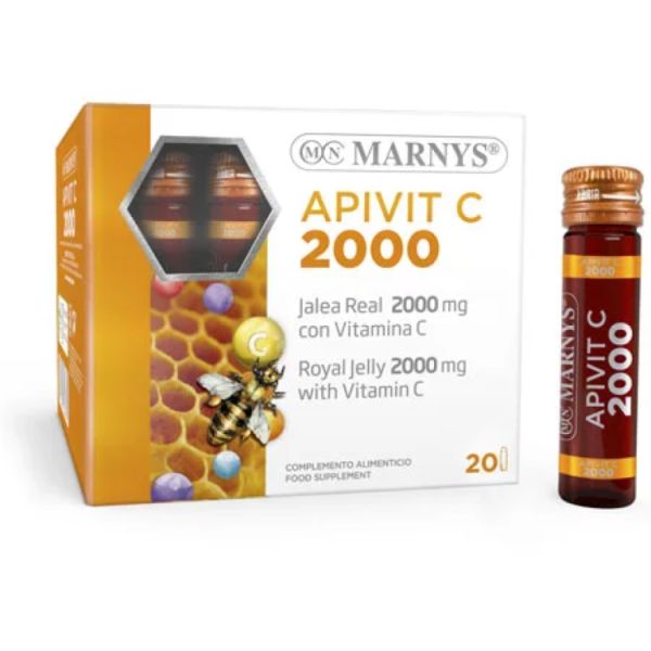 Apivit C 2000 mg 20 Ampoules - MARNYS