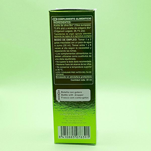 Oregamar Aceite de Orégano Bio 30 ml Pipeta Img 7