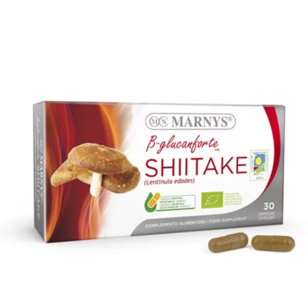 BIO Shiitake. B-glucanforte Lijn 30 Plantaardige Capsules