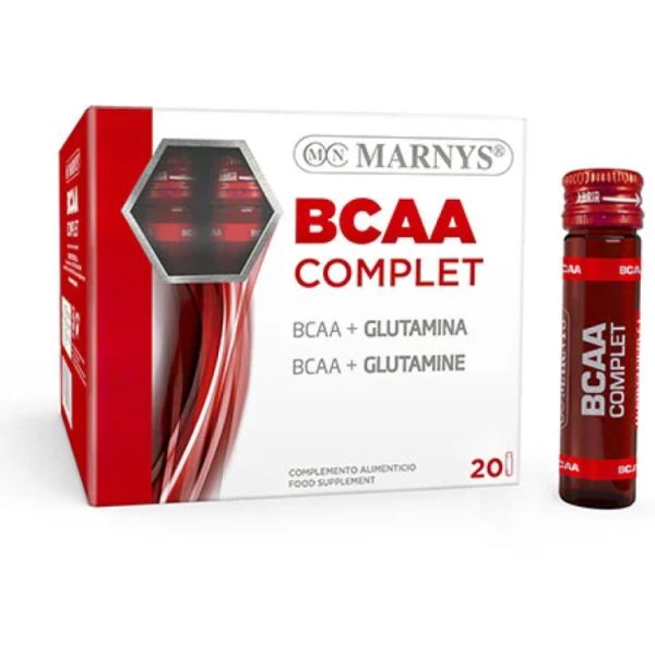 BCAA Complet et Glutamine 20 Ampoules de 11 ml