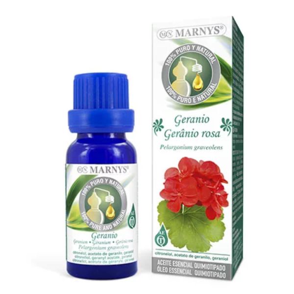 Geranio Olio Essenziale Alimentare 15 ml - MARNYS