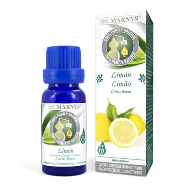 Food Essential Oil of Lemon 15 ml - MARNYS