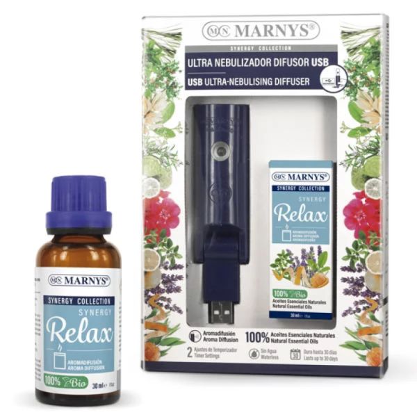 Combo USB Ultra Nebulitzador + Synergy Relax 30 ml