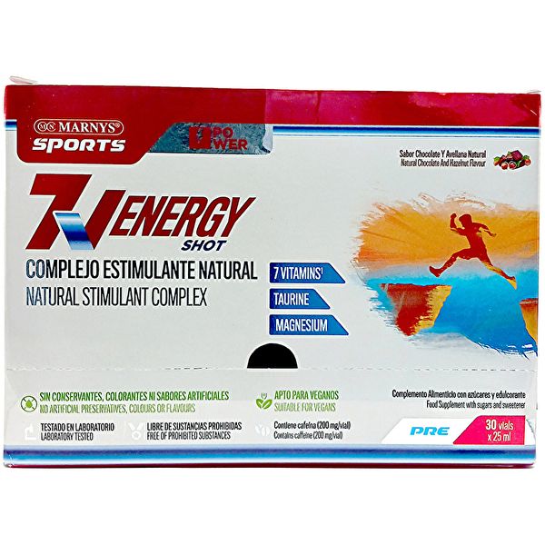 7 V Energy Shots 30 Ampoules de 25 ml - MARNYS Img 7