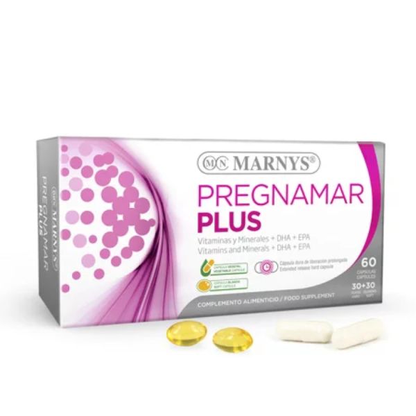 Pregnamar Plus 30 Cápsulas Duras + 30 Cápsulas Blandas