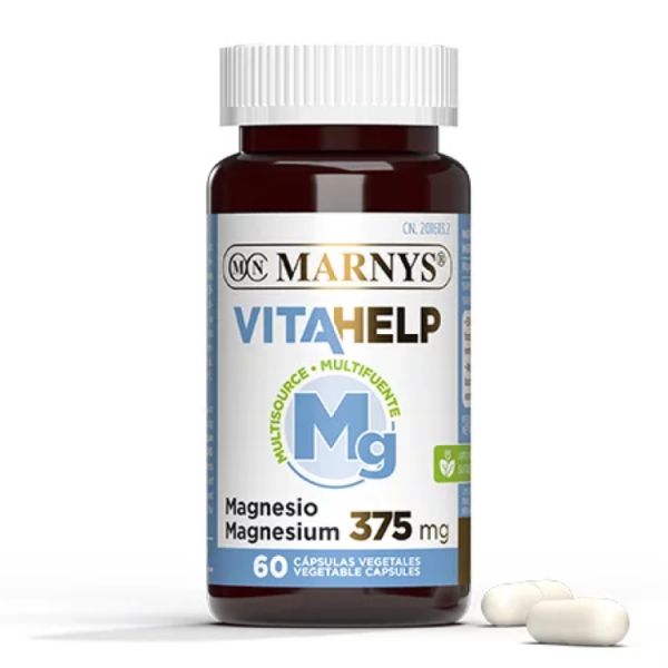 Magnesio 375 mg Línea Vitalhep 60 Cápsulas