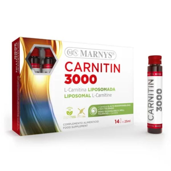 L-Carnitin 3000 14 x 25 ml - MARNYS