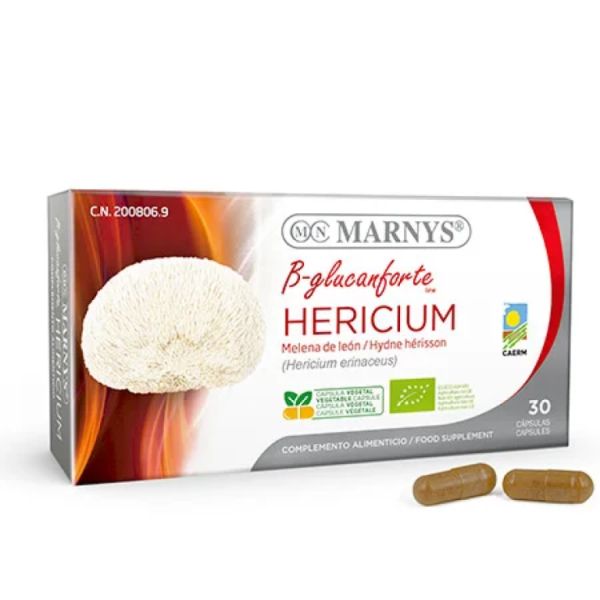 Hericium Bio 30 cápsulas vegetais - MARNYS