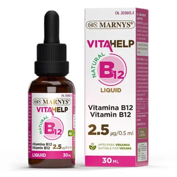 Flüssiges Vitamin B12 Vitahelp 30 ml - MARNYS