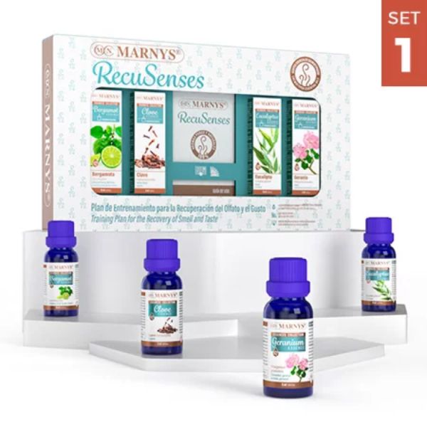 Recusenses Coffret 1 Bergamote, Girofle, Eucalyptus et Géranium