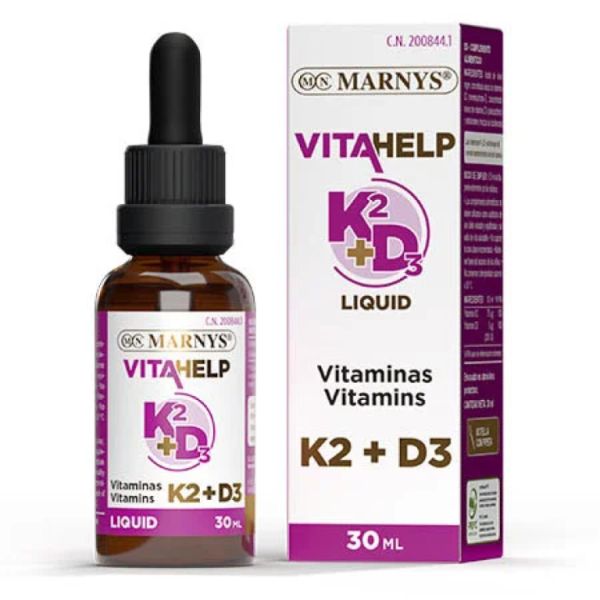 Vitamin K2 and D3 Liquid 30 ml - MARNYS